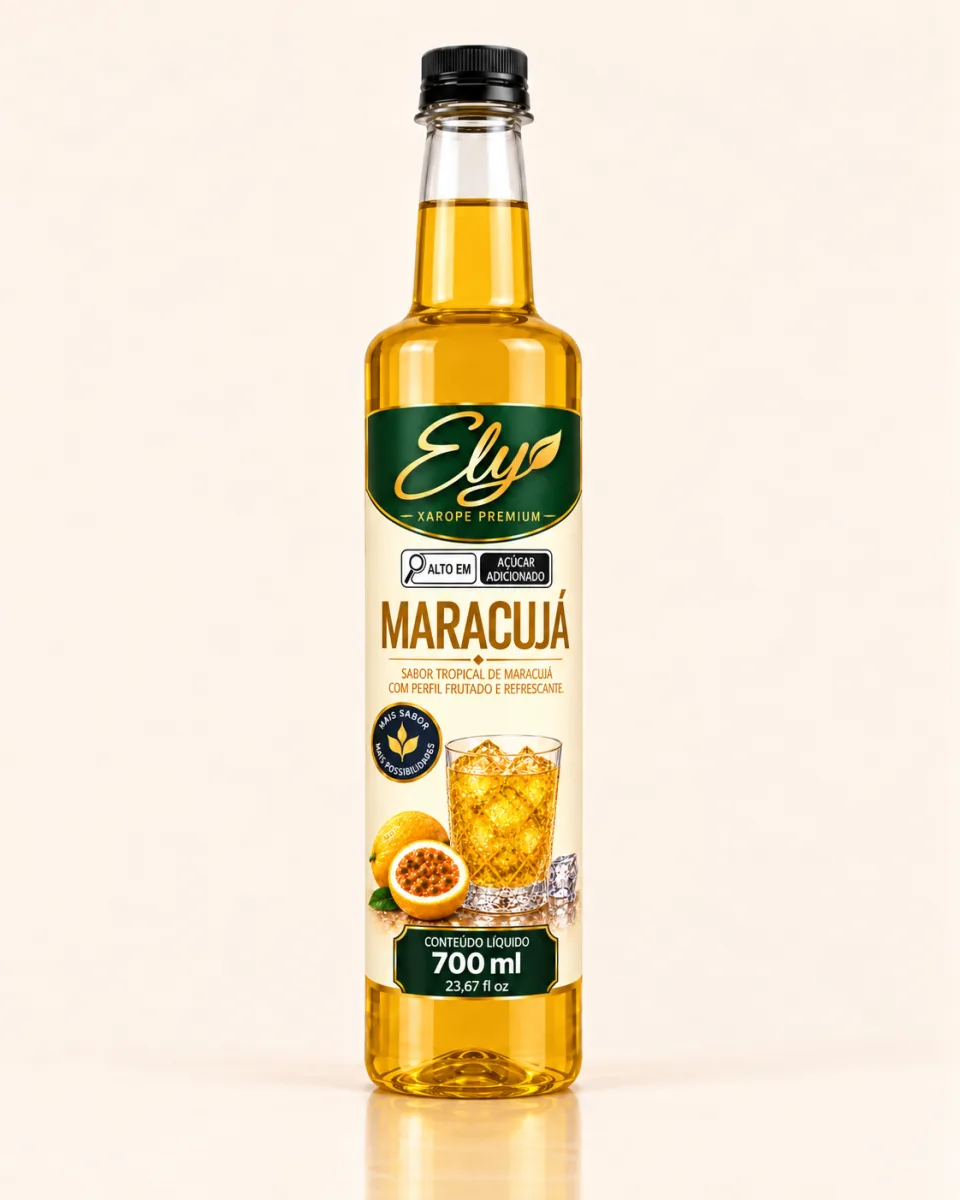 Xarope Maracujá ELY — garrafa de 700 ml