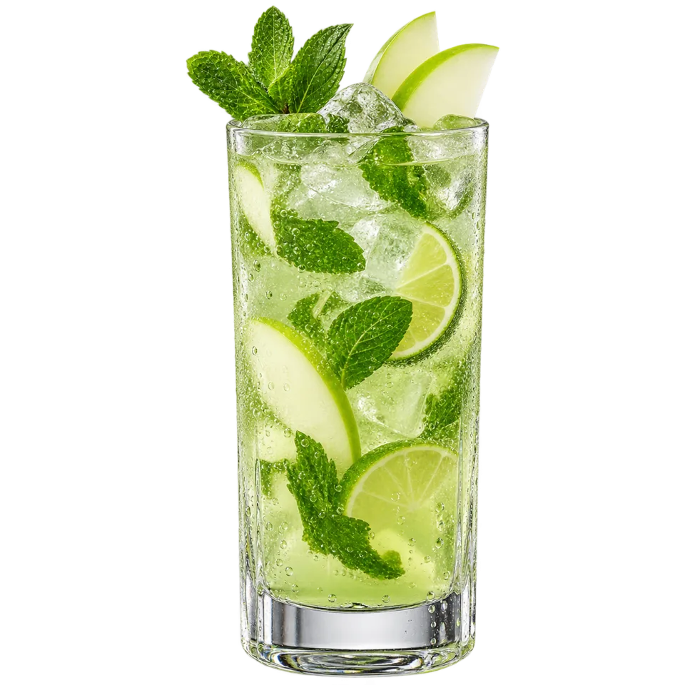 Apple Mojito — sem álcool
