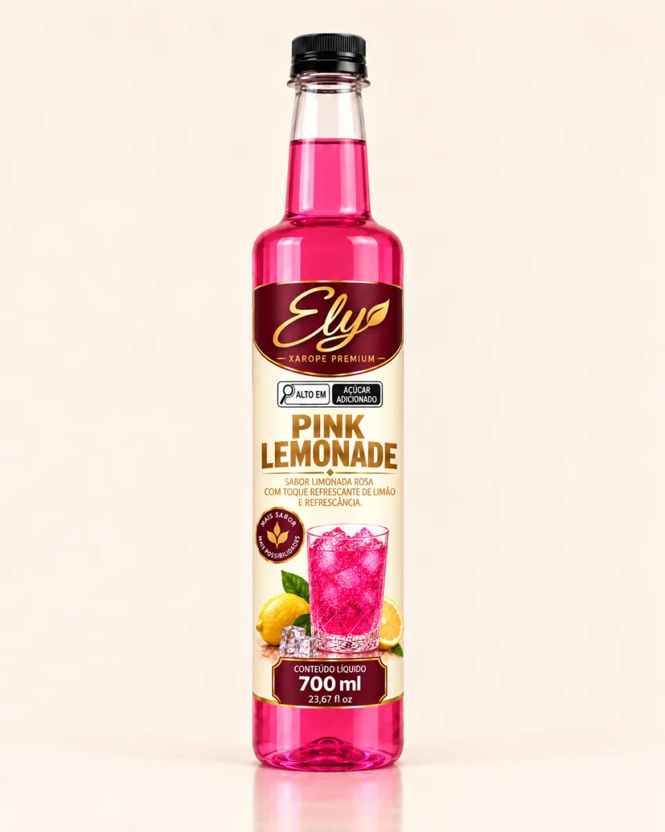 ELY Pink Lemonade — garrafa de 700 ml