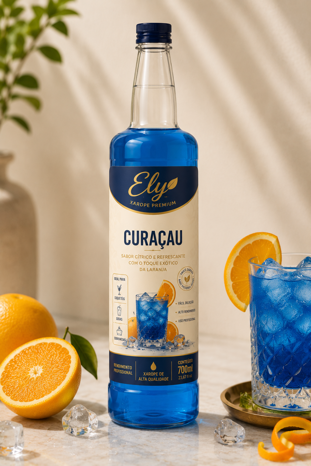 curacau garrafa 700ml arrumado
