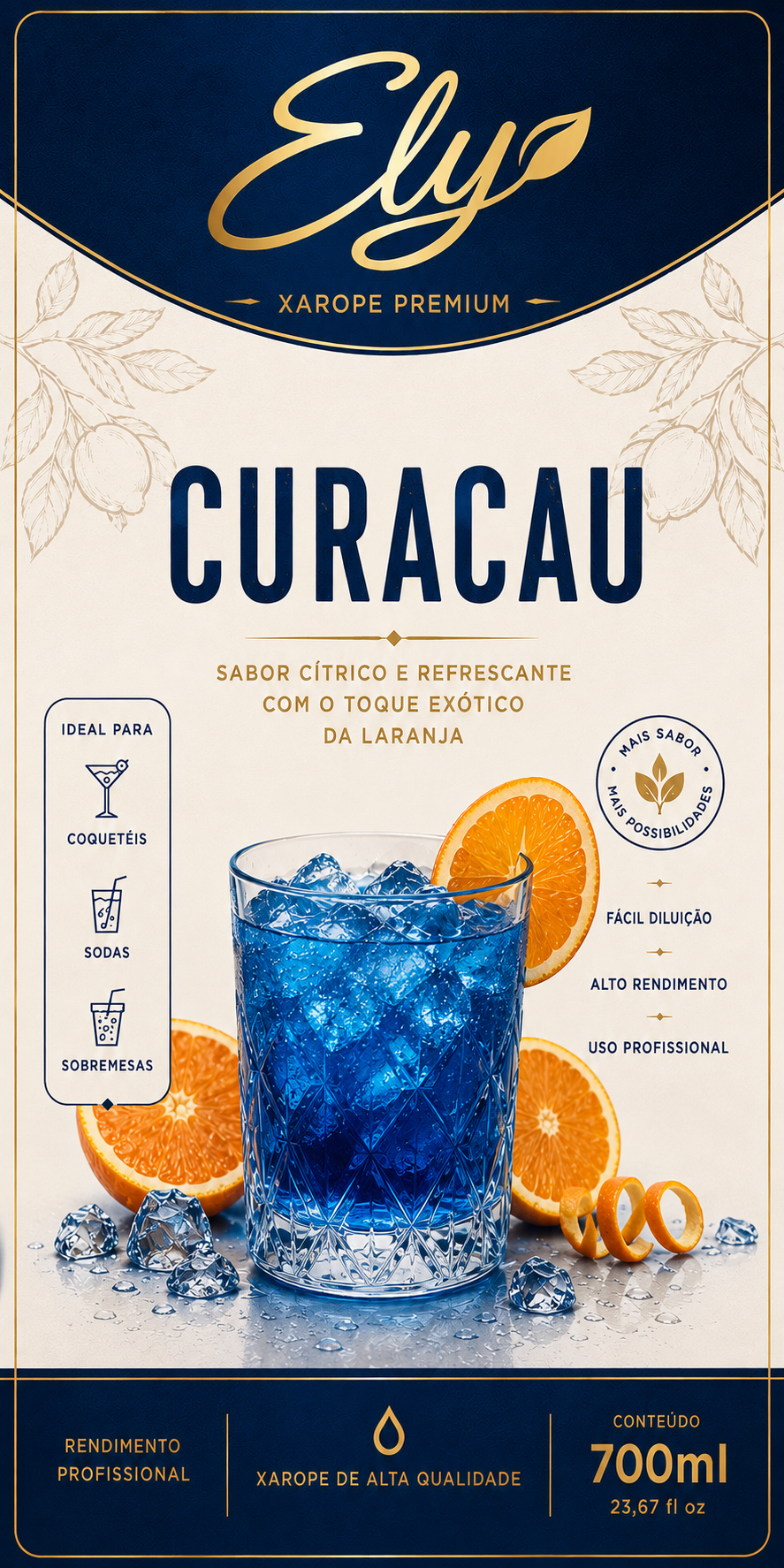 ely curacau 700ml